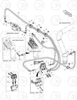 6680 PILOT PIPING(1)-ROTATING DX480LC, Doosan