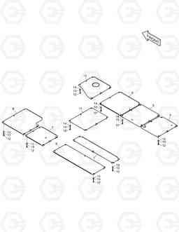 7240 UNDER COVER - REMOVAL C/W(H.D) DX480LC, Doosan