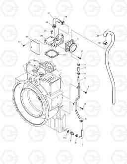 004A BREATHER DX420LC, Doosan