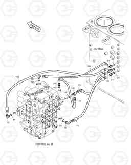 1380 PILOT PIPING(5) DX420LC, Doosan