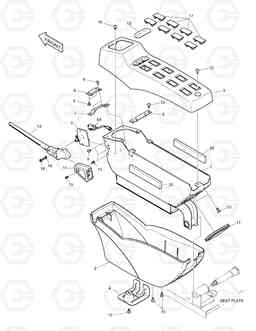 1420 CONTROL STAND - L.H. DX420LC, Doosan