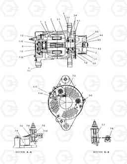 1770 ALTERNATOR DX420LC, Doosan