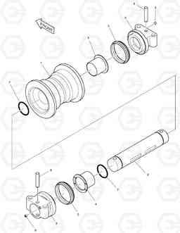 2150 LOWER ROLLER DX420LC, Doosan