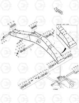 3100 BOOM - 6.7m DX420LC, Doosan