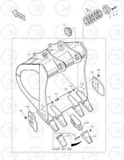 3120 BUCKET ASS'Y - 1.7m³ DX420LC, Doosan