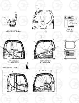 5140 NAME PLATE - CABIN(EUROPE) DX420LC, Doosan