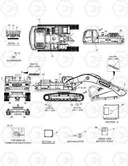 5150 NAME PLATE - EUROPE DX420LC, Doosan