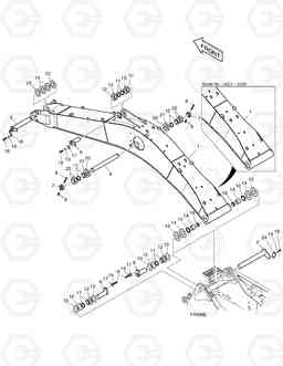 6250 BOOM - 6.7m(HEAVY DUTY) DX420LC, Doosan