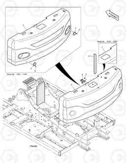 6340 COUNTER WEIGHT - 10TON DX420LC, Doosan