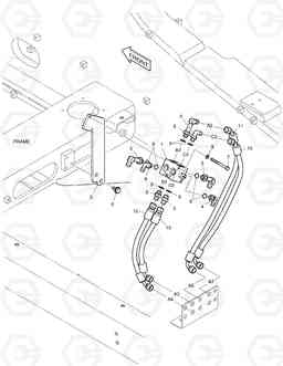 6920 PATTERN CHANGE PIPING(1) DX420LC, Doosan