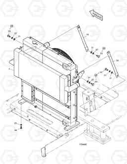 1130 RADIATOR MOUNTING DX340LC, Doosan