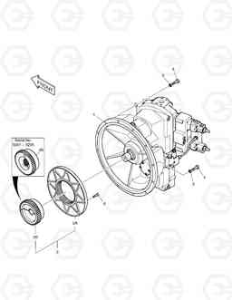 1180 PUMP MOUNTING DX340LC, Doosan