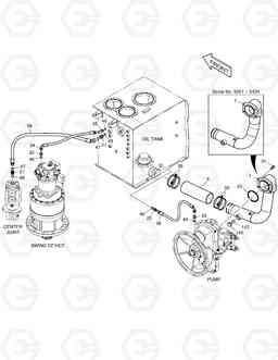 1230 OIL COOLER PIPING(1) DX340LC, Doosan