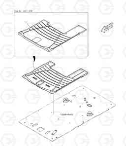 1500 FLOOR MAT DX340LC, Doosan