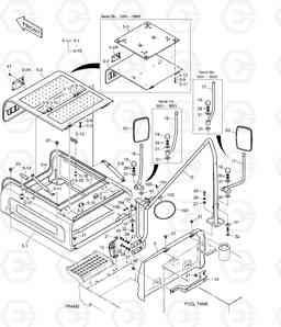 1600 BATTERY COVER DX340LC, Doosan