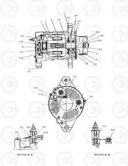 1720 ALTERNATOR DX340LC, Doosan