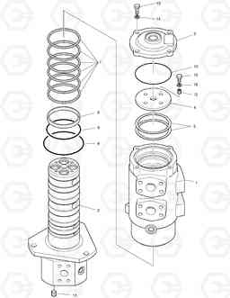 2180 CENTER JOINT DX340LC, Doosan