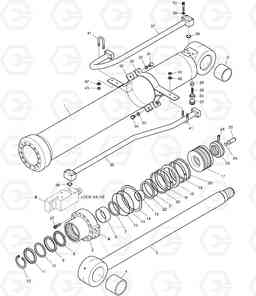 4360 ARM CYLINDER - ARTI BOOM(LOCK V/V) DX340LC, Doosan