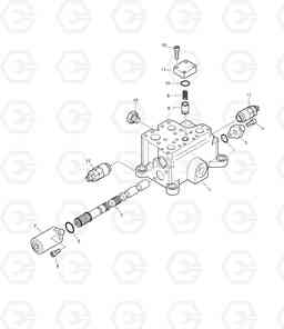 4370 CONTROL VALVE-ARTI.BOOM DX340LC, Doosan