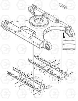 6250 TRACK FRAME - FULL GUARD DX340LC, Doosan