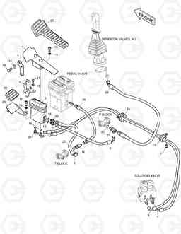 6330 PILOT PIPING(2) - ROTATING DX340LC, Doosan