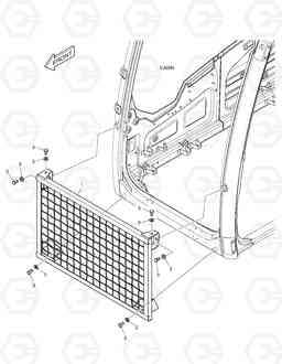 6440 CABIN LOWER GUARD DX340LC, Doosan