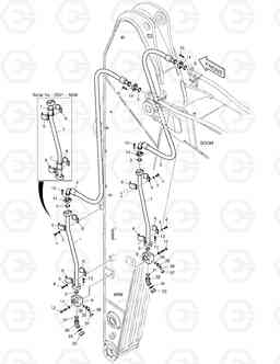 6870 ARM PIPING - ONE & TWO WAY(ARM 3.95m) DX340LC, Doosan