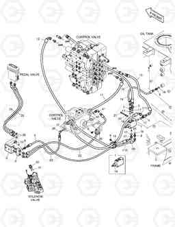 6960 PILOT PIPING(1) - ARTI. BOOM DX340LC, Doosan