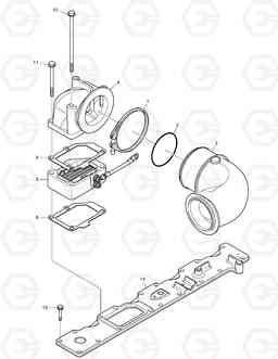 024 INTAKE SYSTEM DL400, Doosan