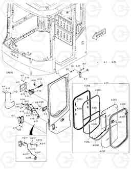 1281 CABIN(3)-DOOR ASS'Y(L.H) DL400, Doosan