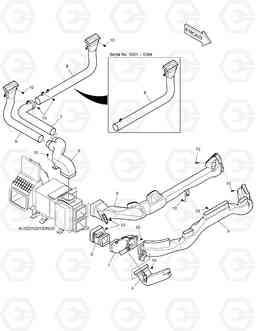 1360 DUCT ASS'Y DL400, Doosan