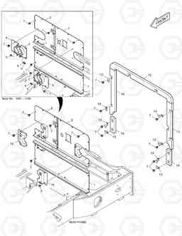 1400 BAFFLE ASS'Y DL400, Doosan