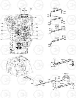 3300 OIL PIPE-TRANSMISSION DL400, Doosan