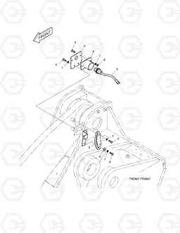 5120 ARM FLOAT KICK OUT ASS'Y DL400, Doosan