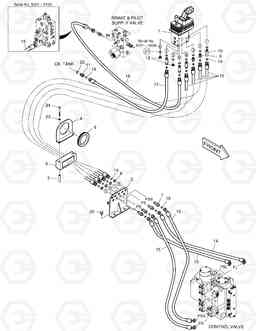 5180 PILOT PIPING-FNR + 2 SPOOL DL400, Doosan