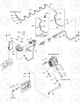 024 FUEL SYSTEM DL300, Doosan