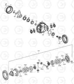 3360 DIFFERENTIAL - REAR AXLE DL300, Doosan