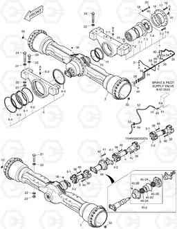 1140 AXLE & DRIVE SHAFT DL500, Doosan