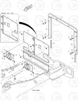 1370 BAFFLE ASS'Y DL500, Doosan