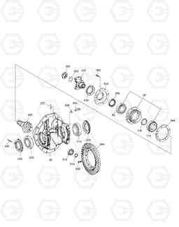 3310 DIFFERENTIAL CARRIER - FRONT AXLE DL500, Doosan