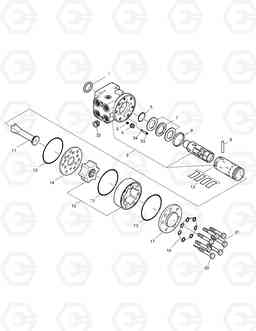 3420 STEERING UNIT DL500, Doosan