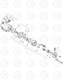 3430 EMERGENCY STEERING PUMP DL500, Doosan