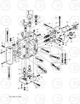 3510 CONTROL VALVE - 2 SPOOL DL500, Doosan