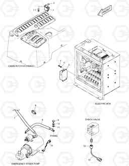 5110 EMERGENCY STEERING - ELECTRIC DL500, Doosan