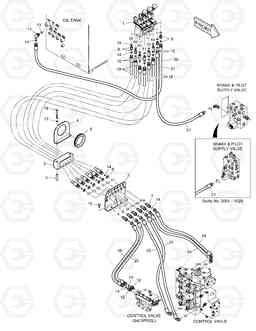 5170 PILOT PIPING - FINGER + 3 SPOOL DL500, Doosan