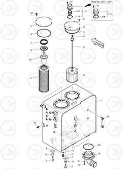 1210 OIL TANK DX300LL, Doosan