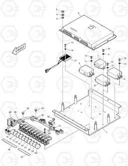 1700 ELECTRIC BOX ASS'Y DX300LL, Doosan