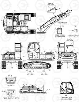 5130 NAME PLATE DX300LL, Doosan