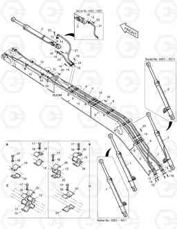 6470 BOOM PIPING - 10m DX300LL, Doosan