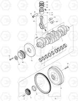 016 DRIVING SYSTEM DX225LC, Doosan